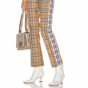 NWT Burberry size 2 short vintage check pants
